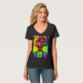 Tie Dye 2nd Grade Vibes Teacher First Day Of Back  T-shirt (Voorkant volledig)