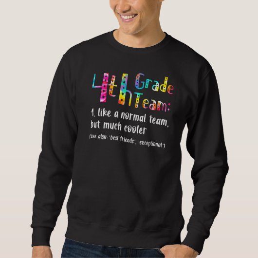 Tie Dye 4e klas Team Vierde klas Graduati Trui (Voorkant)