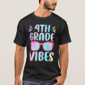 Tie Dye 4th Grade Vibes Fourth Grade Squad 1e dag T-shirt (Voorkant)