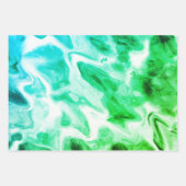 Tie Dye alle keren drie verschillende kleuren Inpakpapier Vel (Voorkant 3)