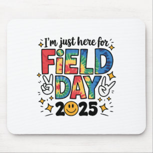 Tie Dye Alleen Hier Voor Field Day 2025 Vredesteke Muismat
