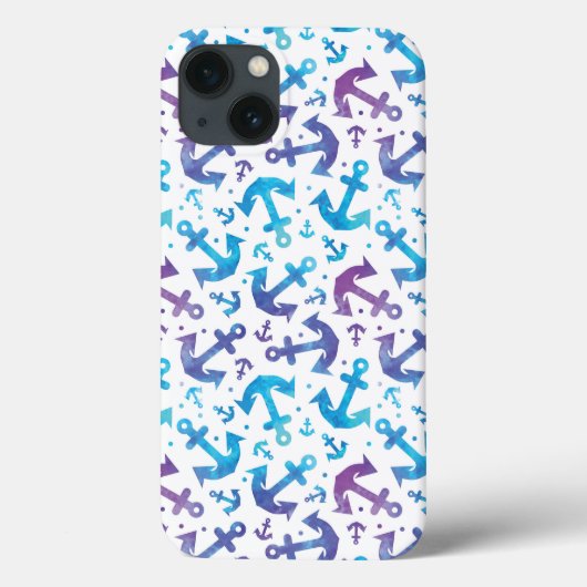 Tie Dye Anchor Pattern 2 Case-Mate iPhone Case (Achterkant)