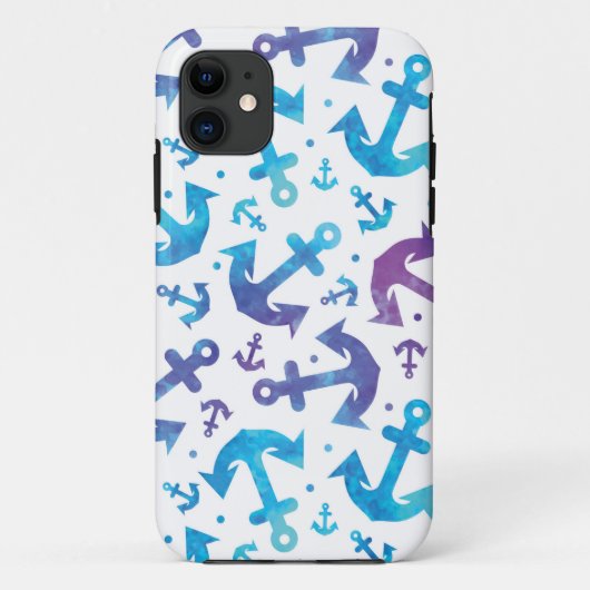 Tie Dye Anchor Pattern 2 Case-Mate iPhone Case (Achterkant)