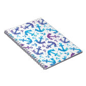 Tie Dye Anchor Pattern 2 Notitieboek (Rechterzijde)
