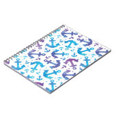 Tie Dye Anchor Pattern 2 Notitieboek (Linkerzijde)