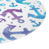 Tie Dye Anchor Pattern 2 Snijplank (Hoek)