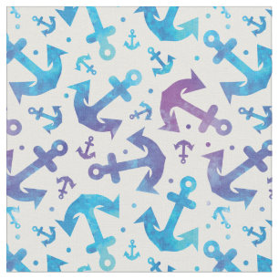 Tie Dye Anchor Pattern 2 Stof