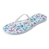 Tie Dye Anchor Pattern 2 Teenslippers (Schuin)
