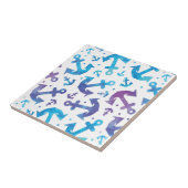 Tie Dye Anchor Pattern 2 Tegeltje (Zijkant)