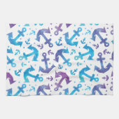 Tie Dye Anchor Pattern 2 Theedoek (Horizontaal)