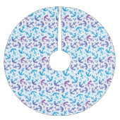 Tie Dye Anchor Pattern Kerstboom Rok (Voorkant)
