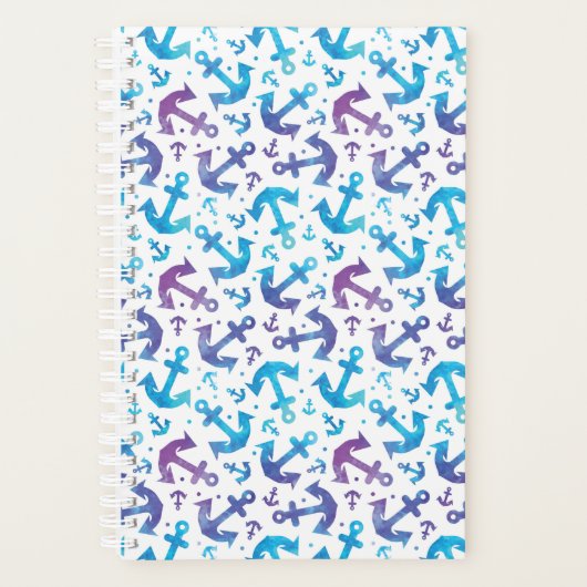 Tie Dye Anchor Pattern Planner (Voorkant)