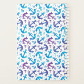 Tie Dye Anchor Pattern Planner (Achterkant)