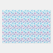 Tie Dye Anker Patroon Inpakpapier Vel (Voorkant 3)