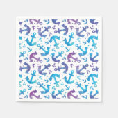 Tie Dye Anker Patroon Servet (Voorkant)