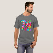 Tie Dye Apple 7e Grade Student Leerster terug naar T-shirt (Voorkant volledig)