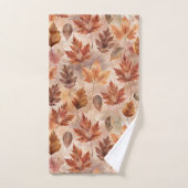 Tie Dye Autumn Floral Bad Handdoek (Handdoek)