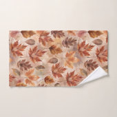 Tie Dye Autumn Floral Bad Handdoek (Handdoek)