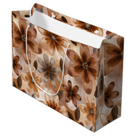Tie Dye Autumn Floral Groot Cadeauzakje