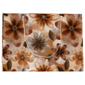 Tie Dye Autumn Floral Groot Cadeauzakje (Achterkant)