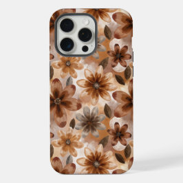 Tie Dye Autumn Floral iPhone 15 Pro Max Case
