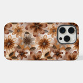 Tie Dye Autumn Floral iPhone Hoesje (Achterkant horizontaal)