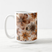 Tie Dye Autumn Floral Koffiemok (Links)