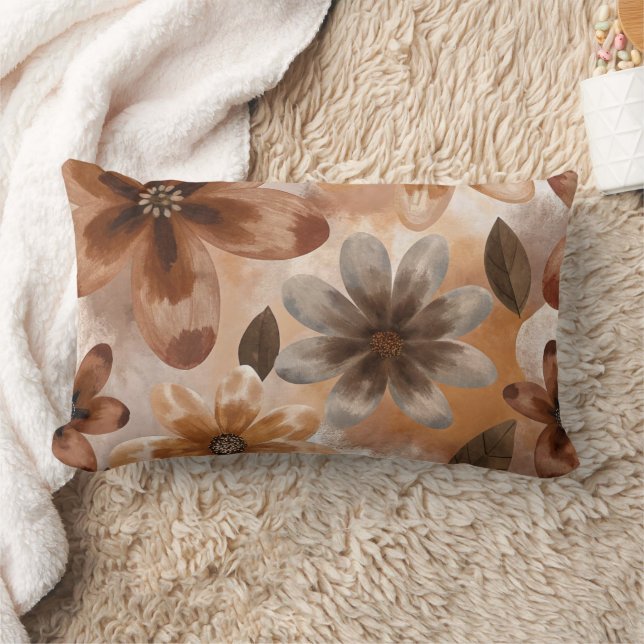 Tie Dye Autumn Floral Kussen (Deken)