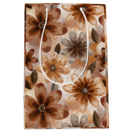 Tie Dye Autumn Floral Medium Cadeauzakje