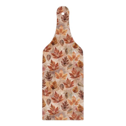 Tie Dye Autumn Floral Snijplank (Voorkant)