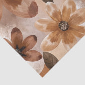 Tie Dye Autumn Floral Tissuepapier (Detail)