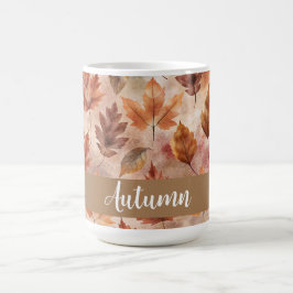 Tie Dye Autumn Leaves Koffiemok