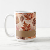 Tie Dye Autumn Leaves Koffiemok (Links)