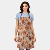 Tie Dye Autumn Leaves Schort (Gedragen)