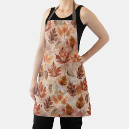 Tie Dye Autumn Leaves Schort