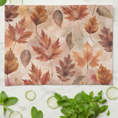 Tie Dye Autumn Leaves Theedoek (Gevouwen)