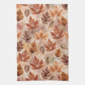 Tie Dye Autumn Leaves Theedoek (Verticaal)