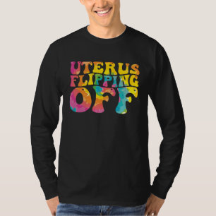 Tie Dye Baarmoeder Ondersteuning Hysterectomie Her T-shirt
