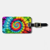 Tie Dye Bagagelabel (Voorkant horizontaal)