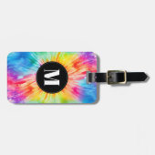 Tie Dye Bagagelabel (Voorkant horizontaal)