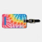 Tie Dye Bagagetail Bagagelabel (Voorkant horizontaal)