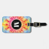 Tie Dye Bagagetail Bagagelabel (Voorkant horizontaal)