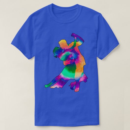 Tie Dye ballroom dansen 1 T-shirt (Design voorkant)