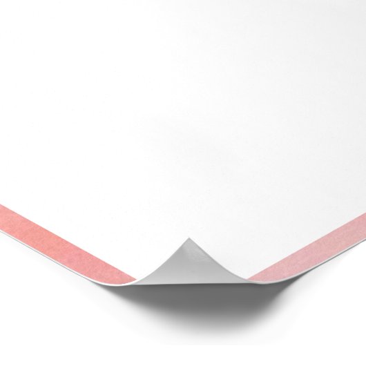 Tie Dye bas mitzva placemat Poster (Hoek)