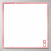 Tie Dye bas mitzva placemat Poster (Voorkant)