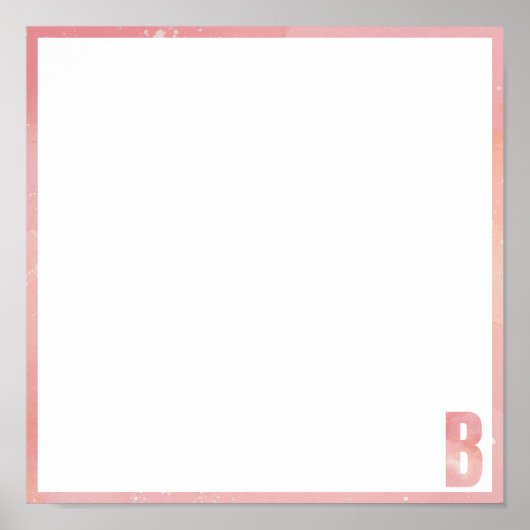 Tie Dye bas mitzva placemat Poster (Voorkant)