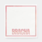 Tie dye bas mitzva verjaardag Napkin1 Servet (Voorkant)