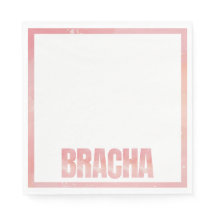 Tie dye bas mitzva verjaardag Napkin1