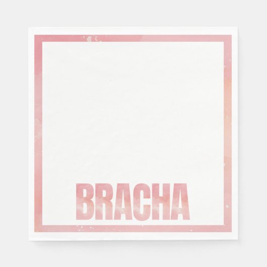 Tie dye bas mitzva verjaardag Napkin1 Servet (Voorkant)