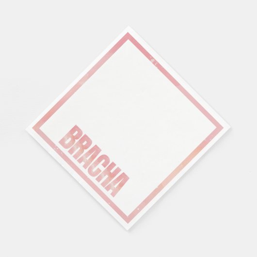 Tie dye bas mitzva verjaardag Napkin1 Servet (Hoek)